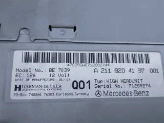 A2118204197 Магнитола Mercedes E W211 Арт SD12811.H2002, вид 5