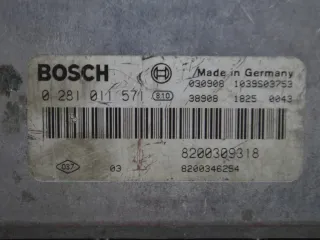 8200309318, 8200346254, 0281011571 Блок управления двигателем Renault Laguna 2 Арт PR814896, вид 2