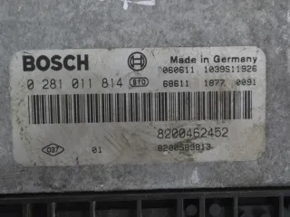 8200462452, 8200589813, 0281011814 Блок управления двигателем Renault Megane 2 Арт PR814936, вид 2