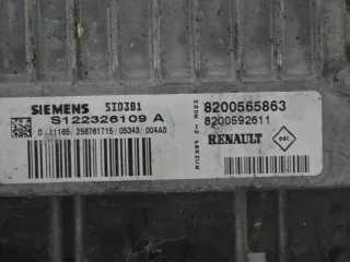 8200565863, 8200592611, S122326109A Блок управления двигателем Renault Scenic 2 Арт PR817144, вид 2