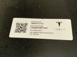 Бампер задний Tesla model Y 2023г. 154012101E - Фото 4