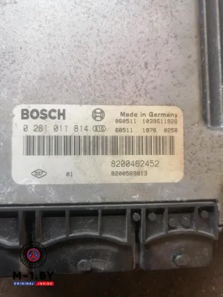 0281011814,8200462452,8200586813 Блок управления двигателем Renault Scenic 2 Арт 29254840, вид 2