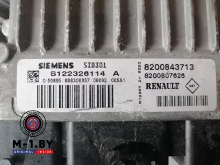 8200843713,8200807626,S122326114A Блок управления двигателем Renault Scenic 2 Арт 53839059, вид 2