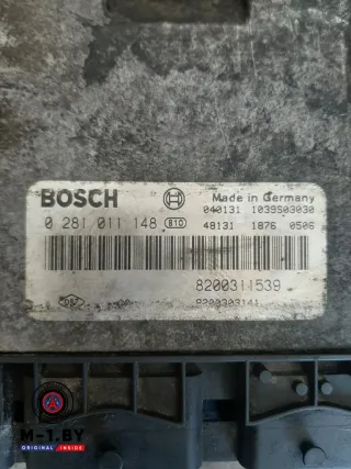 8200311539,0281011148 Блок управления двигателем Renault Laguna 2 Арт 03127517, вид 2