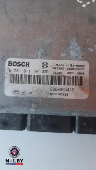 0281011101,8200095416 Блок управления двигателем Renault Laguna 2 Арт 66168066, вид 2