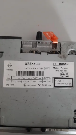 281155040R Магнитола Renault Megane 3 Арт 02329597, вид 3