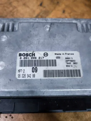 0261206217,9632694280,MP7209 Блок управления двигателем Peugeot 206 1 Арт 1147850, вид 3