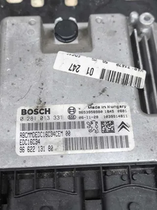 0281013331,EDC16C34,9662213180 Блок управления двигателем Peugeot 307 Арт 0964700, вид 1