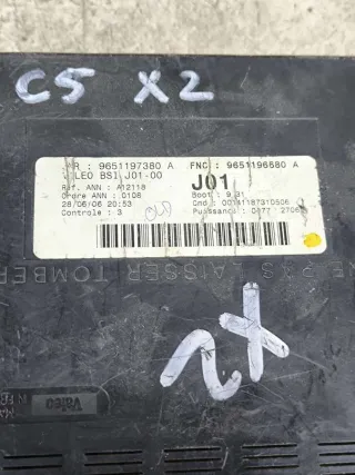9651197380A,BSIJ0100,9651196680A Блок комфорта Citroen C5 1 Арт 23236, вид 2