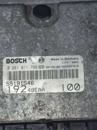 0281011799,55191546,19248EAA Блок управления двигателем Fiat Stilo 1.9л Арт 0626926, вид 1