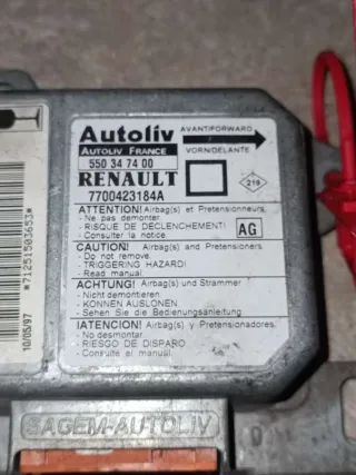 550347400,7700423184A Блок AirBag Renault Megane 1 Арт P327924, вид 1
