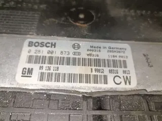 0281001873,09136118 Блок управления двигателем Opel Vectra B Арт N362210, вид 1
