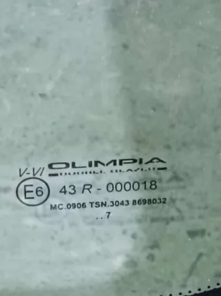43R000018 Стекло кузовное боковое правое Mercedes Sprinter W906 Арт 14191, вид 2