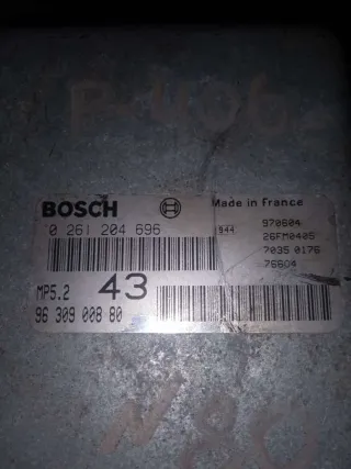 0261204696,9630900880,MP5243 Блок управления двигателем Peugeot 406 Арт K392785, вид 1
