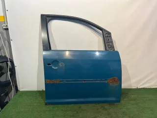  Дверь передняя правая голубой Volkswagen Caddy 3 Арт 162979, вид 1