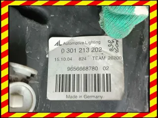 0301213202 Фара передняя правая Peugeot 407 Арт 92831020, вид 6