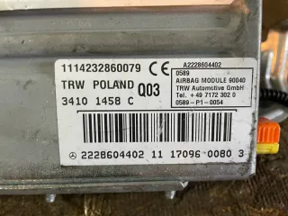 2228604402 Подушка безопасности Mercedes S W222 Арт 14638, вид 5