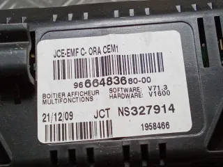 9666483680-00 Дисплей Peugeot 3008 1 Арт 93013867, вид 2
