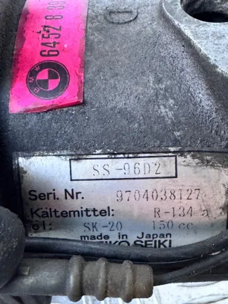 64528391474, 8391474 Компрессор кондиционера BMW 3 E36 Арт 03782, вид 3