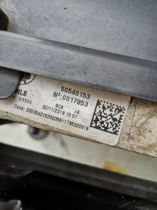 50540153,00505619060,50561906 Радиатор (дополнительный) Alfa Romeo Stelvio Арт 983-220-2, вид 7