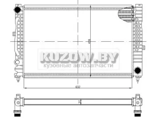 LOR053-017-0055 Радиатор (основной) Skoda Superb 1 Арт K2330321, вид 1