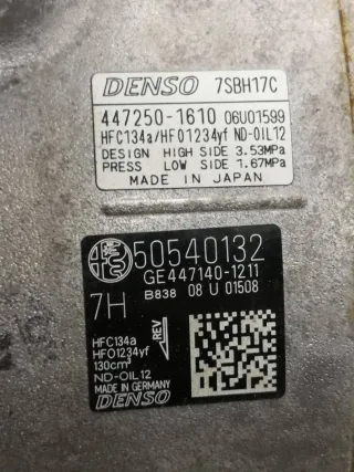 50540132 Компрессор кондиционера Alfa Romeo Stelvio Арт 5822-17-4-1, вид 5