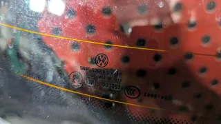 Стекло заднее Volkswagen Golf 6 Арт 93554810, вид 2