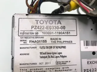 PZ422E033000 Магнитола Toyota Yaris 2 Арт 404867, вид 3