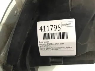 A1698208061 Фара правая Mercedes B W245 Арт 411795, вид 6