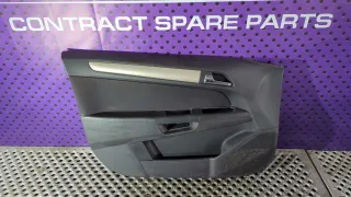 13284106 Обшивка двери передней левой (дверная карта) Opel Astra H Арт 93693559, вид 1