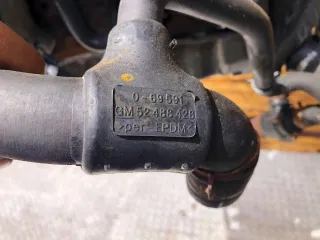 52488428 Патрубок радиатора Opel Vectra B Арт 93759649, вид 2
