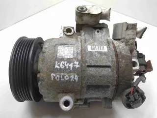 6Q0820808D Компрессор кондиционера Volkswagen Polo 4 Арт 002582, вид 4