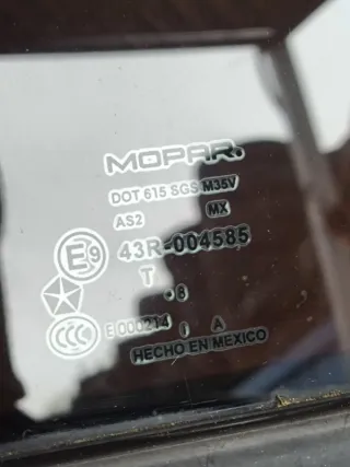 5191237AB, 43R004585 Стекло двери задней левой (форточка) Dodge Caliber Арт 211124, вид 2