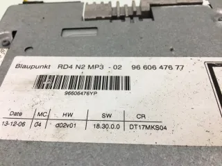 9660647677 Магнитола Peugeot 407 Арт 415586, вид 2