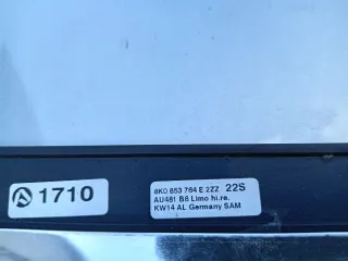 8K0853764E Молдинг стекла двери задней правой наружный Audi A4 B8 Арт 93946867, вид 4