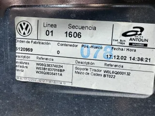 6Q3837402H,6Q2259801A Стеклоподъемник электрический передний правый Volkswagen Polo 4 Арт 94022954, вид 2
