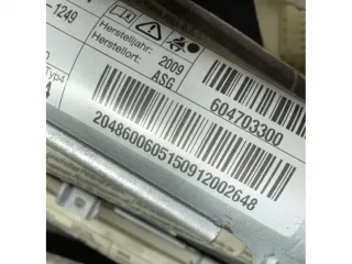 604703300 Подушка безопасности боковая (шторка) Mercedes C W204 Арт 57820, вид 4