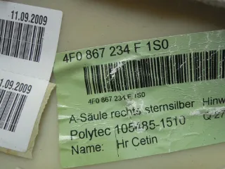  Обшивка стойки Audi A6 C6 (S6,RS6) Арт 60338, вид 7