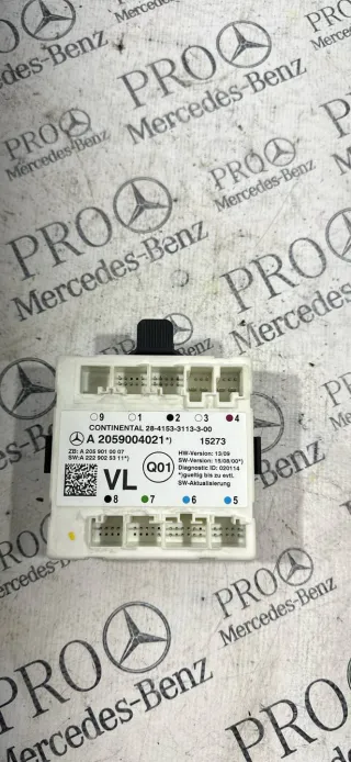 A2059004021 Блок управления двери передней левой Mercedes C W205 Арт 18118, вид 1