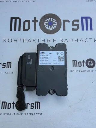 7P0907801F Блок ручника (стояночного тормоза) Volkswagen Touareg 2 Арт 94287798, вид 1