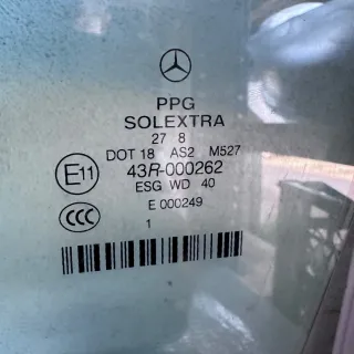 43R000262 Стекло двери передней левой Mercedes E W211 Арт 22-141, вид 2