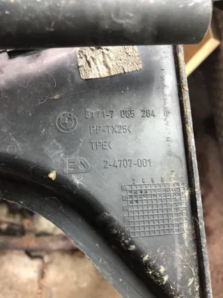  Решетка стеклоочистителя (Дождевик) BMW 7 E65/E66 Арт 94292420, вид 2