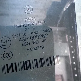  Стекло двери задней левой Mercedes E W211 Арт 22-143, вид 2