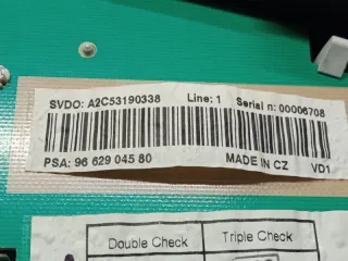 9662904580 панель приборов Peugeot 207 Арт 2522, вид 3