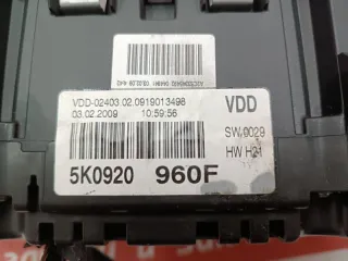 5K0920960F панель приборов Volkswagen Golf 6 Арт 12579, вид 5