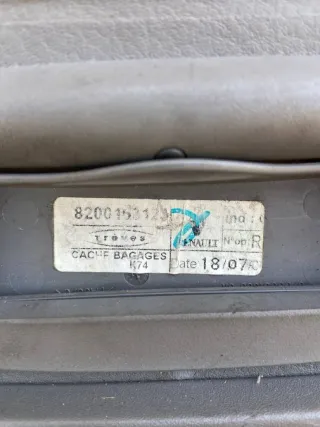 8200163123 Шторка багажника Renault Laguna 2 Арт 94341327, вид 6