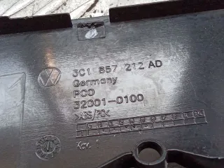 3C1857212AD Накладка декоративная на торпедо Volkswagen Passat B6 Арт 94341552, вид 13