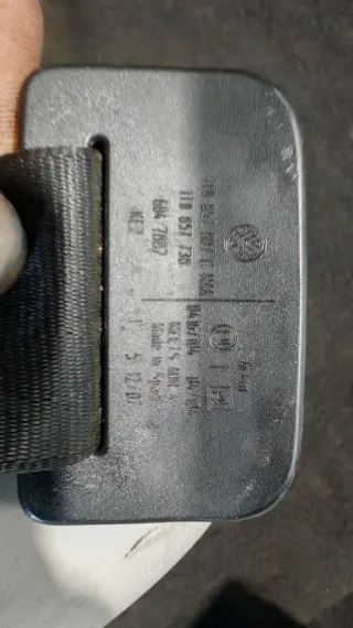 1T0857807C Ремень безопасности задний центральный Volkswagen Touran 1 Арт 94342768, вид 3