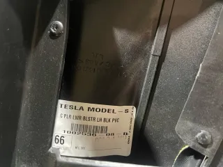 100253400G,100253608B Накладка на порог внутренняя задняя левая Tesla model S Арт 100113, вид 8