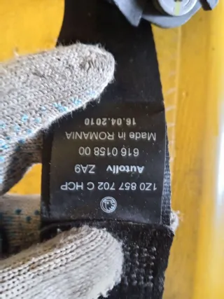 1Z0857702C Ремень безопасности  Skoda Octavia A5 restailing Арт 94365997, вид 2